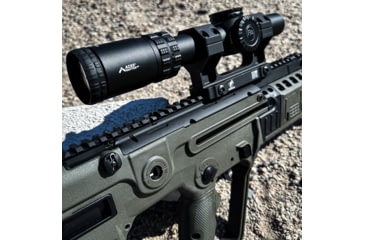 Image of American Defense Manufacturing AD Delta C 30mm Ring Size Rifle Scope Mount, TAC Lever, Black, AD-DELTA-H-30-TAC