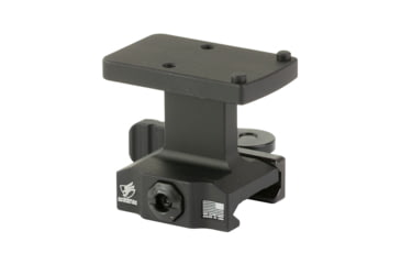 Image of American Defense Manufacturing. AD-RMR, Quick Detach Riflescope Mount, 1.93in High, Fits Trijicon RMR, Anodized Finish, Black AD-RMR-LW-H-STD