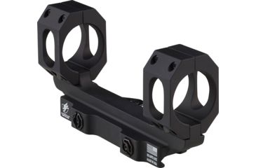 Image of American Defense Manufacturing Dual Ring Scope Mount Straight Up, Spaced Wide to Fit Larger Scoped Like SCHMIDT &amp; BENDER, 30mm Rings, Black, AD-RECON-SW 30 STD-TL