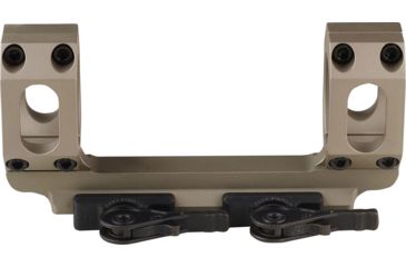 Image of American Defense Manufacturing Dual Ring Scope Mount Straight Up, Spaced Wide to Fit Larger Scoped Like SCHMIDT &amp; BENDER, 32mm Rings, Flat Dark Earth, AD-RECON-SW 32 STD FDE-TL