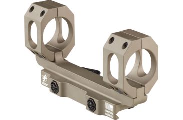 Image of American Defense Manufacturing Dual Ring Scope Mount Straight Up, Spaced Wide to Fit Larger Scoped Like SCHMIDT &amp; BENDER, 35mm Rings, Flat Dark Earth, AD-RECON-SW 35 STD FDE-TL
