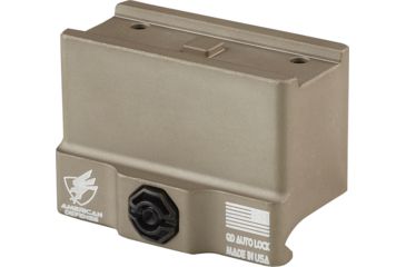 Image of American Defense Manufacturing One Piece Aimpoint T1 Mount at Lower 1/3rd SOCOM Height, Flat Dark Earth, AD-T1-11 STD FDE-TL