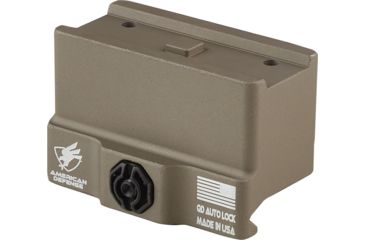 Image of American Defense Manufacturing One Piece Mount Co-Witness for the Aimpoint T1 Optic, Flat Dark Earth, AD-T1-10 STD FDE-TL