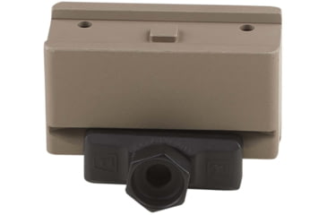 Image of American Defense Manufacturing One Piece Mount Co-Witness for the Aimpoint T1 Optic w/ 1/2in Titanium GI Bolt, Flat Dark Earth, Small, AD-T1-10-FDE-TGIB