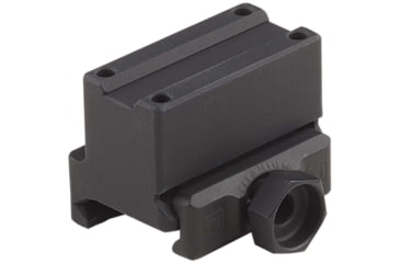 Image of American Defense Manufacturing One Piece Trijicon MRO Mount Lower 1/3rd Co-Witness w/ 1/2in Titanium GI Bolt, Black, Small, AD-MRO-11-TGIB