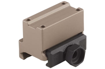 Image of American Defense Manufacturing One Piece Trijicon MRO Mount Lower 1/3rd Co-Witness w/ 1/2in Titanium GI Bolt, Flat Dark Earth, Small, AD-MRO-11-FDE-TGIB
