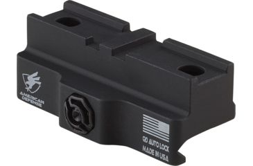 Image of American Defense Manufacturing QD base for Vortex Spitfire 1X Co-witness, Black, AD-SPITFIRE-1X-CO-TL