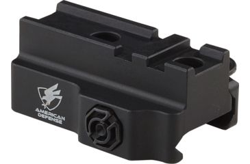 Image of American Defense Manufacturing QD base for Vortex Spitfire 3X Co-witness, Black, AD-SPITFIRE-3X-CO-TL