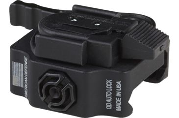 Image of American Defense Manufacturing QD Light Mount for SureFire LED Helmet Light, Black, AD-21 STD-TL