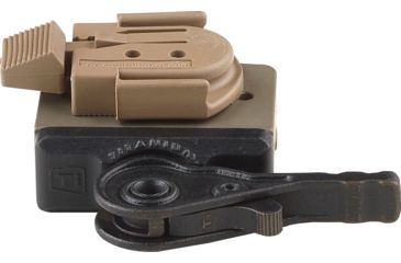 Image of American Defense Manufacturing QD Light Mount for SureFire LED Helmet Light, Flat Dark Earth, AD-21 STD FDE-TL