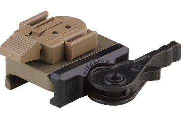 Image of American Defense Manufacturing QD Light Mount for SureFire LED Helmet Light, Flat Dark Earth, AD-21 STD FDE-TL