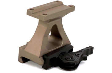 Image of American Defense Manufacturing Trijicon MRO Mount, Night Vision Height, Titanium Lever, Flat Dark Earth, AD-MRO-NV-FDE-TL