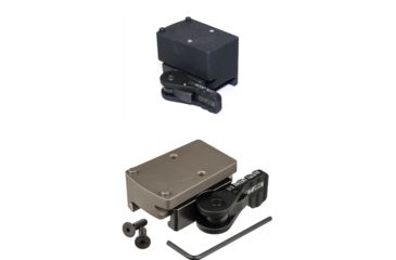 Image of American Defense Manufacturing Trijicon RMR Mount Co-witness Troy Sights, Black, Flat Dark Earth