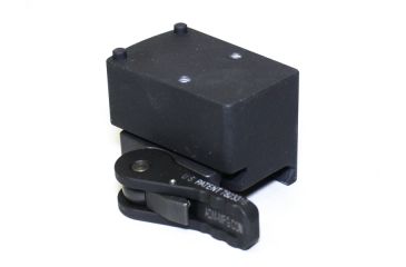 Image of American Defense Manufacturing Trijicon RMR Mount Co-witness Troy Sights, Standard Lever, Black, AD-RMR-MID-STD