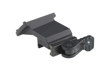 Image of American Defense Manufacturing Trijicon RMR Mount w/ Offset, Tactical Legacy Lever, 45 Degree Offset, Left Hand, Black, AD-RMR-OFFSET-LH-45-TAC