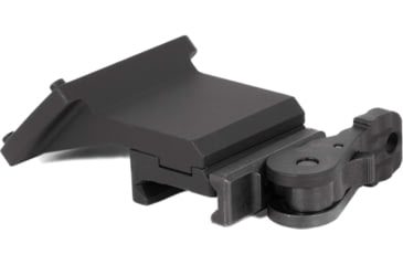 Image of American Defense Manufacturing Trijicon RMR Mount w/ Offset, Tactical Legacy Lever, 45 Degree Offset, Right Hand, Black, AD-RMR-OFFSET-RH-45-TAC