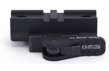 Image of American Defense Manufacturing Vortex Spitfire 1x Mount- Co-Witness, Black, AD-SPITFIRE-1X-CO