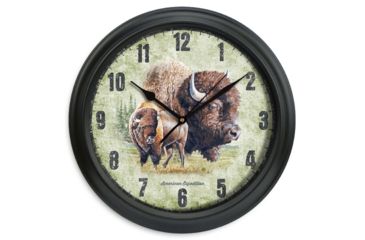 Image of American Expedition 11.5in Diameter Clock, Bison 4011972