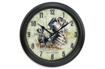 Image of American Expedition 11.5in Diameter Clock, Black Lab, 24oz 4011980