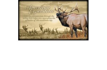 Image of American Expedition Elk Canvas Art, 13 5/8in x 23 5/8in x 1 7/8in 602244