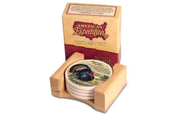 Image of American Expedition Set of 4 Stone Coaster, Turkey 09962