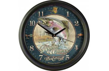 Image of American Expedition Vintage Clock With Ripplin Waters Lodge 4010740