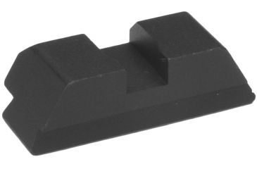 Image of Ameriglo Black Night Sights Flat Black Rear Only Classic Style 272 Height 150 Width For Fits Glocks 20 21 29 30 31 32 36 Gl 401