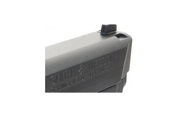 Image of Ameriglo Black Sights Serrated Black Target Front Only All Short Front S W M P Models 250 Inch Height Sw 810 250