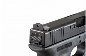 Image of AmeriGlo Black Rear Sight Fits Glock 20,21,29,30,31,32,36 plain Black Rear .315in. Height .150in. notch GL-412