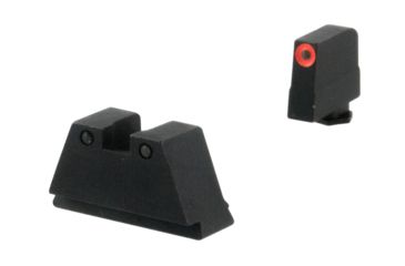 Image of AmeriGlo GL443 Tall Suppressor Height Sight Glock Except 42 Green Tritium W/Wh