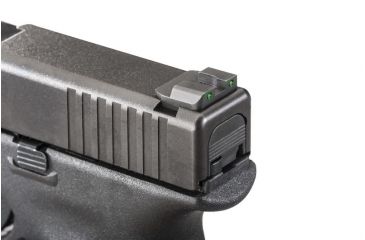 Image of Ameriglo Night Sights - Pro Series Style - Green REAR Only, Fits Glocks 17,19,22,23,24,26,27,33,34,35,37,38,39 GL-227R