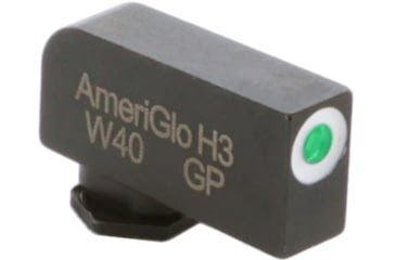 Image of Ameriglo Night Sight, FRONT Only - Green w/ White Outline - For Glocks, .240 Height GL-112-240