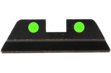 Image of Ameriglo Painted Dot Night Sights - REAR Sight Only - Green LumiDot, .256 Height, Fits Glocks 17,19,22,23,24,26,27,33,34,35,37,38,39 GG-413R