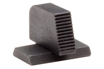 Image of AmeriGlo Serrated BLK Front All MP Models needing Taller Front, .320in. Height .115in. wide BLK Serrated target Front SW-810-320