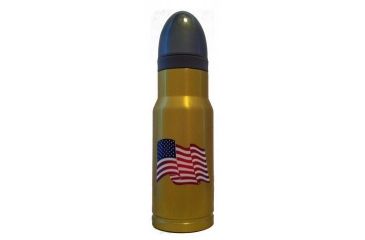 Image of AmmOMug American Flag Brass Standard 16oz Mug AMA-012