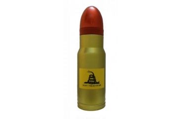 Image of AmmOMug Brass Hollow Point Gadsden Flag 16oz Mug AMA-008
