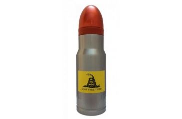 Image of AmmOMug Silver Hollow Point Gadsden Flag 16oz Mug AMA-011