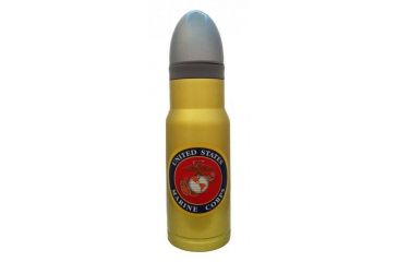 Image of AmmOMug US Marine Corps Coat of Arms Brass Standard 16oz Mug AMA-020