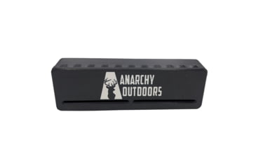 Image of Anarchy Outdoors .22 Rimfire Ammo Box, 100 Round, Obsidian Black, Medium, HS100RAB-OB