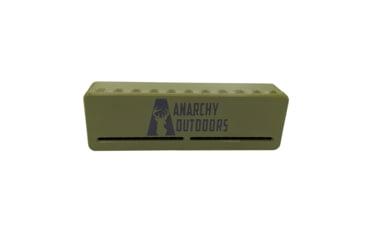 Image of Anarchy Outdoors .22 Rimfire Ammo Box, 100 Round, OD Green, Medium, HS100RAB-OG