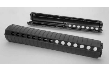 Image of Anderson Manufacturing A2 Style 2pc Hand Guards Rifle Length, Black G2-K066-F000