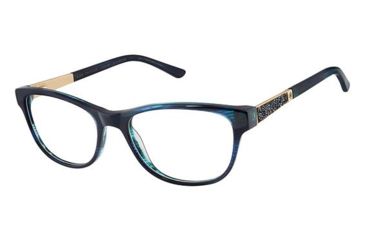 Image of Ann Taylor AT007 Bifocal Prescription Eyeglasses - Frame DEEP TEAL HORN, Size 53/17mm TYAT00703