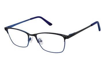 Image of Ann Taylor ATP709 Progressive Prescription Eyeglasses - Frame MATTE BLK NAVY, Size 50/16mm TYATP70901