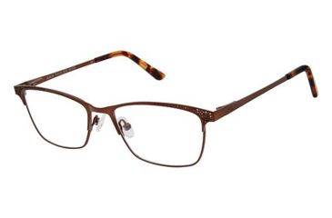 Image of Ann Taylor ATP709 Progressive Prescription Eyeglasses - Frame MATTE BROWN, Size 50/16mm TYATP70902