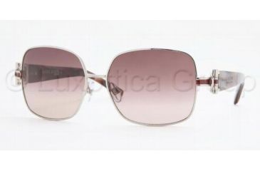 Image of Anne Klein AK 4125 Sunglasses Styles Silver Frame / Brown Gradeint Lenses, 355 67 5815