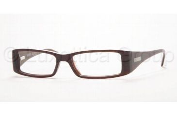 Image of Anne Klein AK8064 Bifocal Eyeglasses Brown Stripe Frame / 48 mm Prescription Lenses, 160 4814