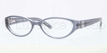 Image of Anne Klein AK 8108 AK8108 Eyeglass Frames 268-5016 - Blue Crystal Frame, Demo Lens Lenses