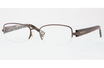 Image of Anne Klein AK9109 Progressive Eyeglasses Shiny Dark Brown Frame / 50 mm Prescription Lenses, 531 5017
