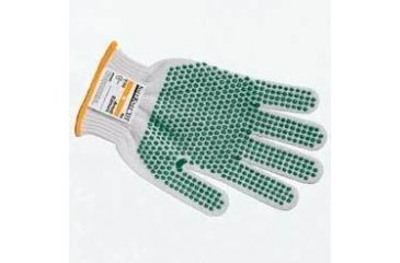 Image of Ansell Healthcare SafeKnit Cut-Resistant Gloves, Ansell 240075 Style 72-015 Medium-Duty, Two-Strand, Ultima With Blue Pvc Gripping Dots