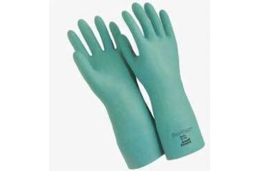 Image of Ansell Healthcare Sol-Vex Nitrile Gloves, Ansell 117275 33 Cm (13'') Length, 15 Mil Thickness, Flock-Lined